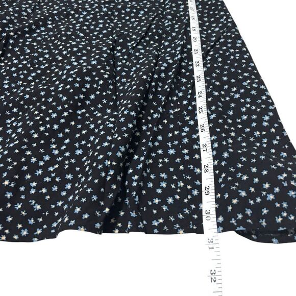 Madewell Seamed Long-Sleeve Mini Dress in Ditsy Floral Size 6 - Picture 7 of 10